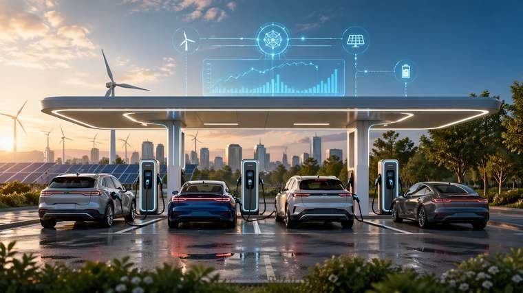Charging Four Cars at Once Could Change Station Economics