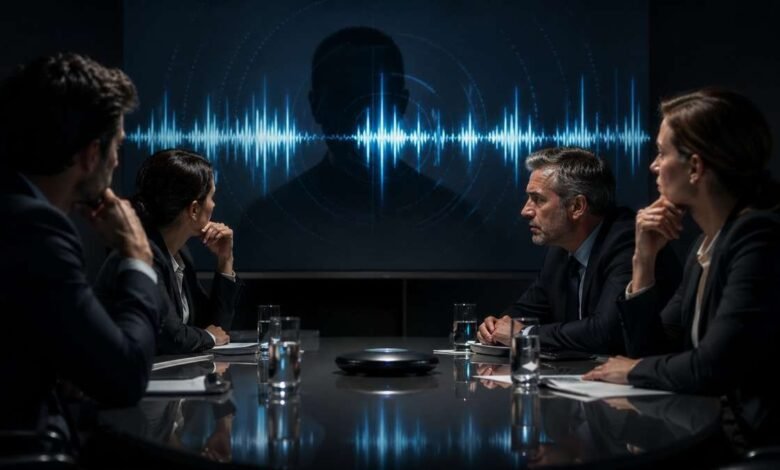 The New Risk of Fake Voices in Real Meetings